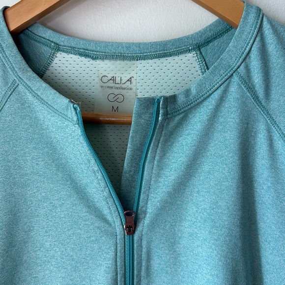 Calia by Carrie Underwood Blue Half Zip Jacket - Picture 2 of 3